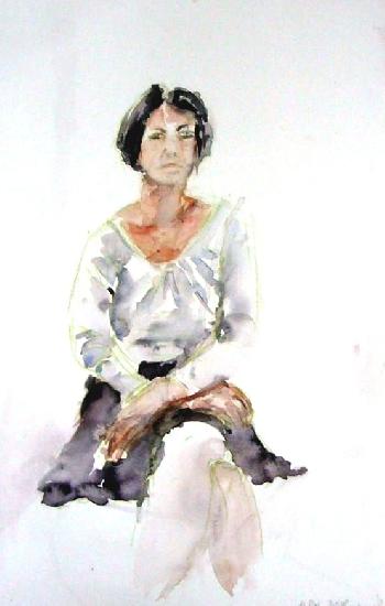 Portrait de Virginie peint sur le motif en mai 2008
Papier Montval 48 x32 artwindow - Portrait de Virginie peint sur le motif en mai 2008
Papier Montval 48 x32