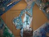 miroir cassé, collage et tube terminé miroir cassé, collage et tube terminé