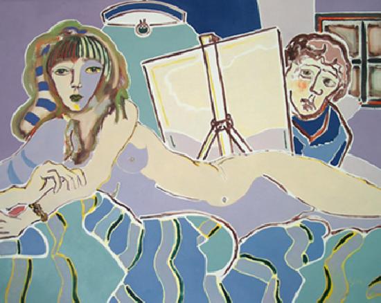Huile sur toile non encadrée prête à l'accrochage artwindow - Huile sur toile non encadrée prête à l'accrochage
