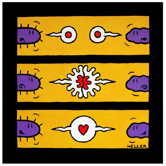 artwindow - Acrylique sur toile - 60 x 60 cm - 2007