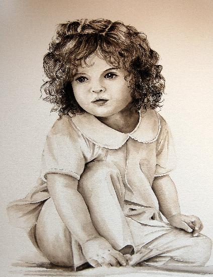 artwindow - Aquarelle sur papier torchon format 40 X 50