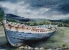 Barque � l'�chouage