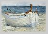 Barque sur la plage