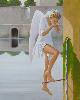 Jacques Place : ange � la fontaine