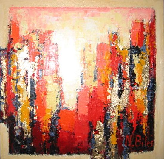 PEINTURE SUR TOILE ABSTRAITE ; MELANGE DE COULEURS CHAUDES ET DE COLLAGE DE FEUILLE D'OR
30X30cm artwindow - PEINTURE SUR TOILE ABSTRAITE ; MELANGE DE COULEURS CHAUDES ET DE COLLAGE DE FEUILLE D'OR
30X30cm