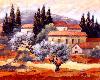 LE MONT VENTOUX VU DES ENVIRONS DE CRESTET