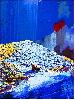 angeli : composition en bleu