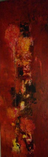toile acrylique 40/120 cm Quand les rouges s'en mêlent.... artwindow - toile acrylique 40/120 cm Quand les rouges s'en mêlent....
