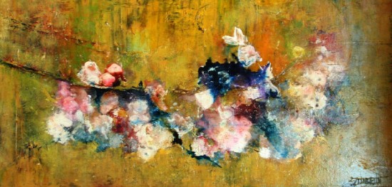 toile acrylique et encres 50/10 cm artwindow - toile acrylique et encres 50/10 cm