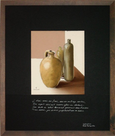 J'étais assis au frais, sous un ombrage sombre,<br />
Mon esprit dérivait comme glisse un chaland... artwindow - J'étais assis au frais, sous un ombrage sombre,<br />
Mon esprit dérivait comme glisse un chaland...