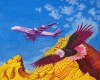 Le pygargue et l' A380 Le pygargue et l' A380
