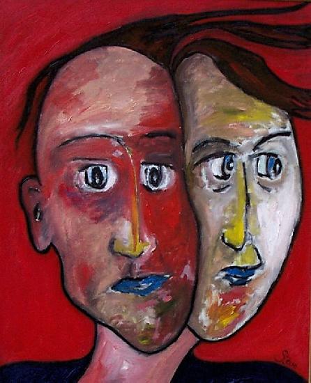 How partners truly become one over the years - each looking out for the other. artwindow - How partners truly become one over the years - each looking out for the other.