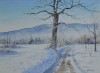 chemin de neige en Luberon